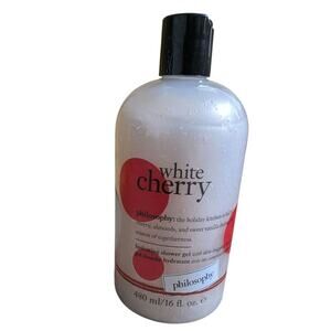 Philosophy White Cherry Shampoo Shower Gel Shampoo 16 Oz New Sealed Holiday Red